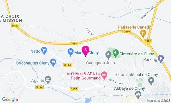 Localisation Carrefour Market