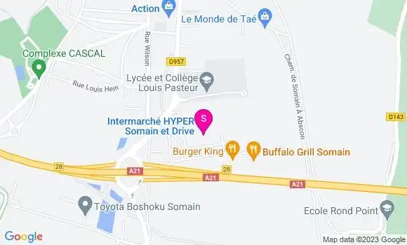 Localisation Intermarché Station