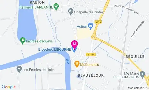 Localisation Station Leclerc