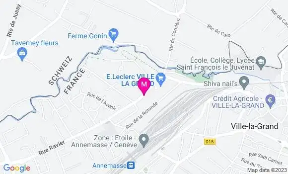 Localisation Station Leclerc