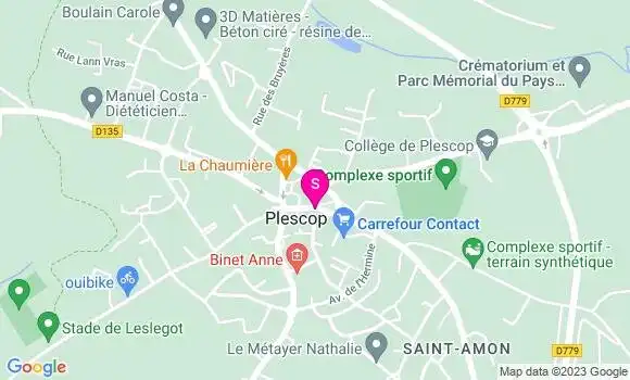 Localisation Station Carrefour
