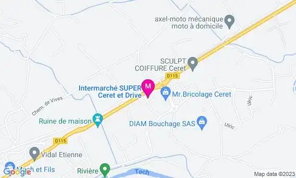 Localisation Intermarché Station