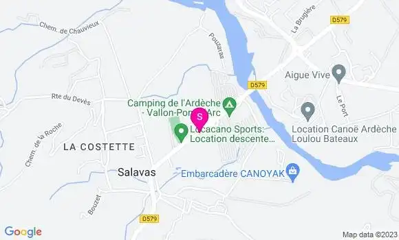 Localisation Garage du Pont