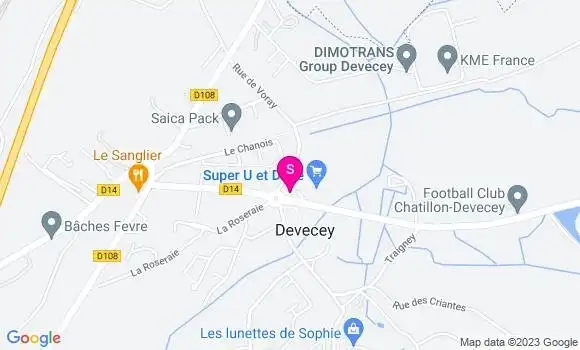 Localisation Station U