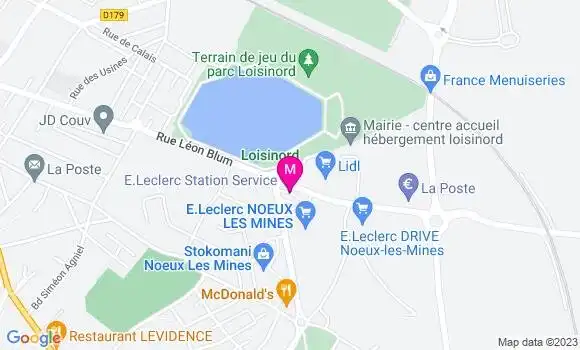 Localisation Station Leclerc
