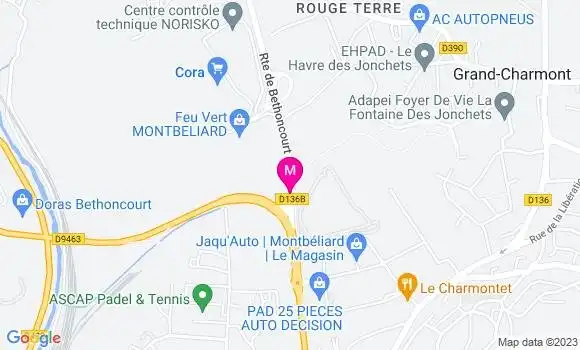 Localisation Cora Station