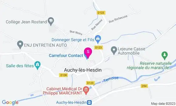 Localisation Carrefour Contact