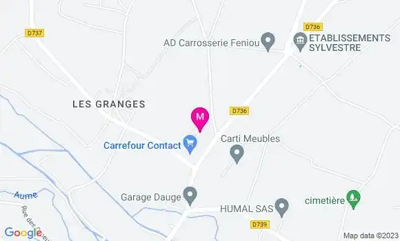Localisation Carrefour Contact