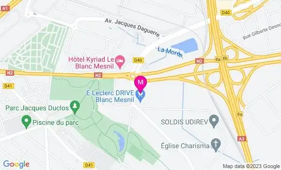 Localisation Station Leclerc
