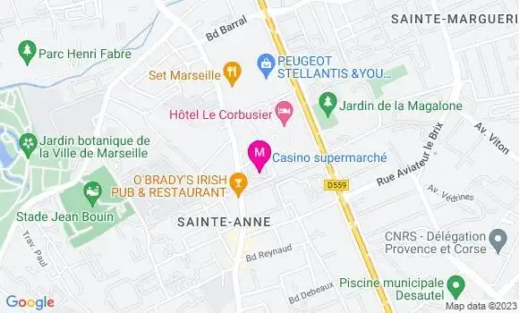 Localisation Géant Casino