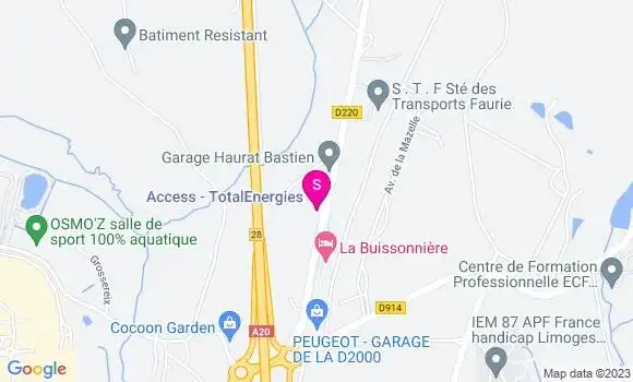Localisation Access TotalEnergies