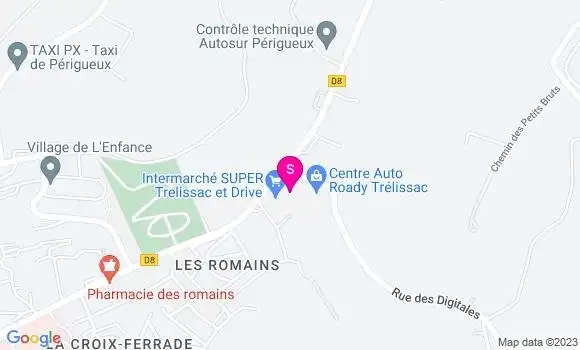 Localisation Intermarché Station