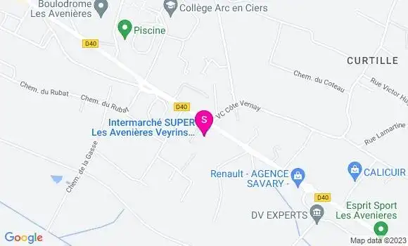 Localisation Intermarché Station