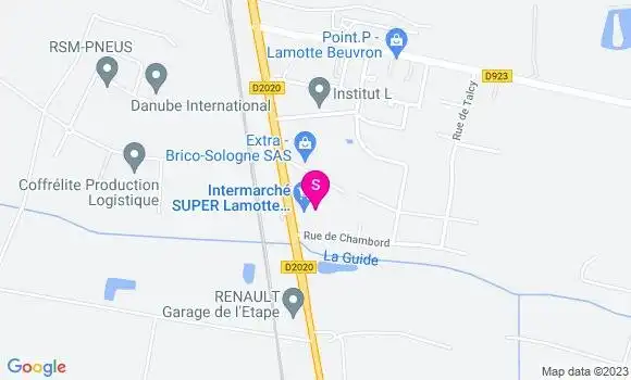 Localisation Intermarché Station