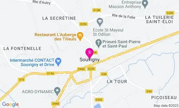 Localisation Intermarché Station