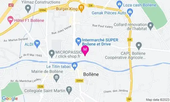 Localisation Intermarché Station