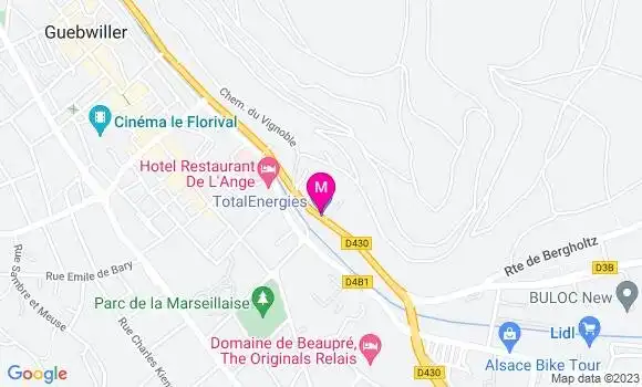 Localisation TotalEnergies