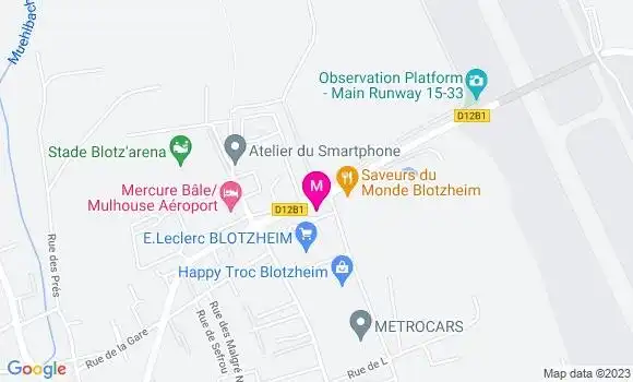 Localisation Station Leclerc