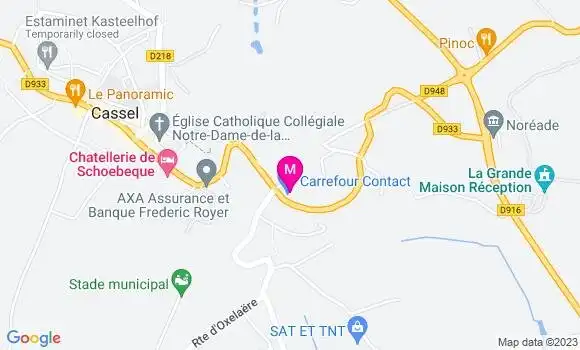 Localisation Carrefour Contact