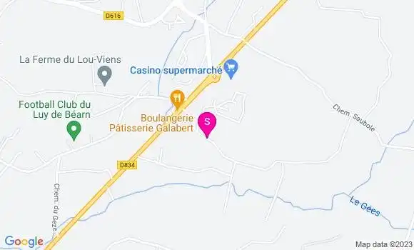 Localisation Géant Casino