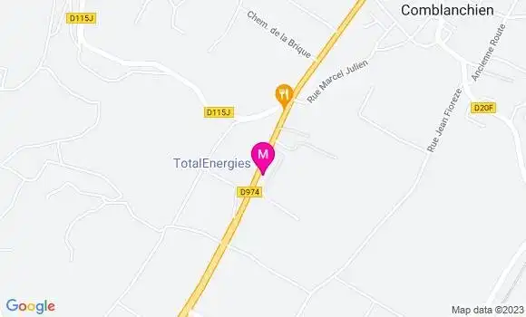 Localisation Relais du Poirier au Loup