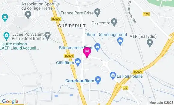 Localisation Station Carrefour