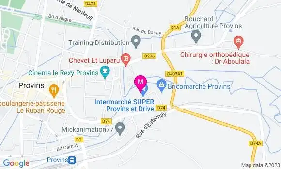 Localisation Intermarché Station
