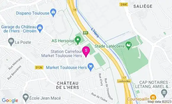 Localisation Carrefour Market