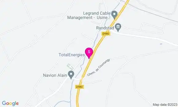 Localisation Station Service de l