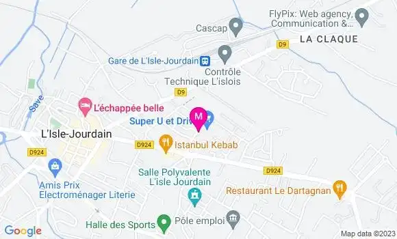Localisation Super U