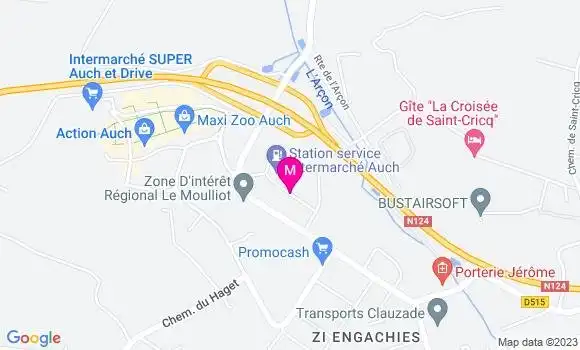 Localisation Intermarché Super