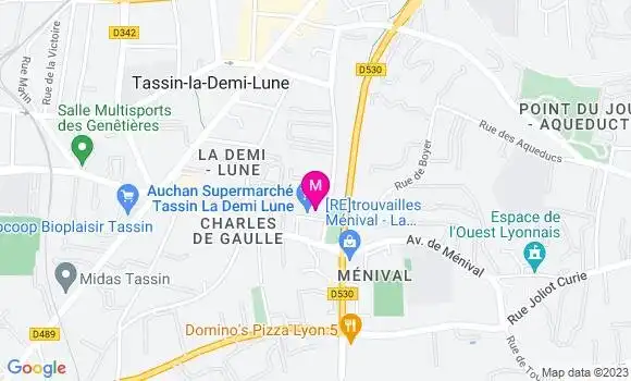 Localisation Auchan
