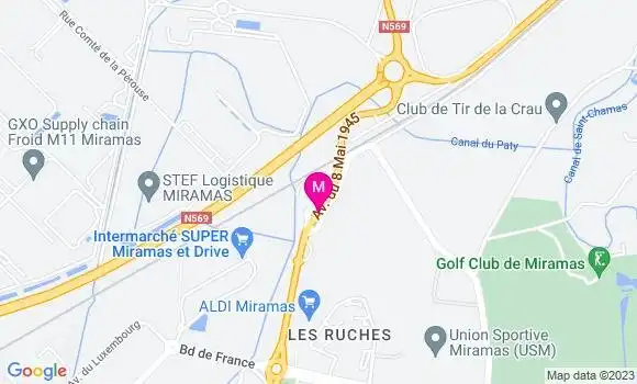 Localisation Intermarché Station