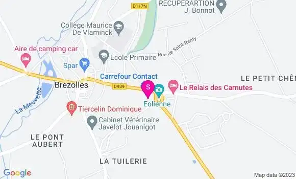Localisation Carrefour Contact