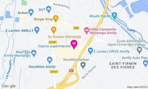 Localisation Géant Casino