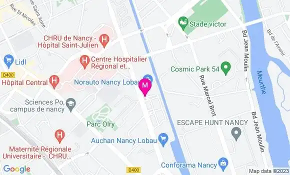 Localisation Station Auchan