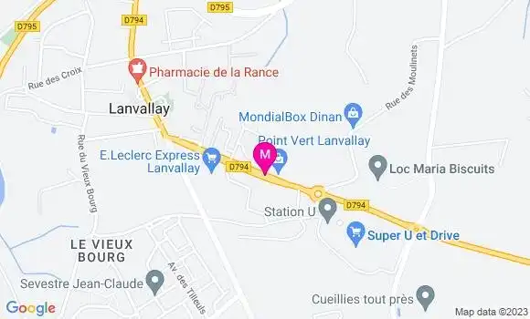 Localisation Super U
