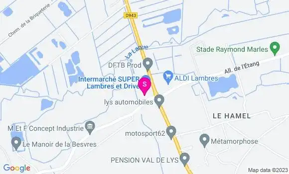 Localisation Intermarché Station
