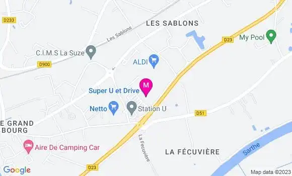 Localisation Super U