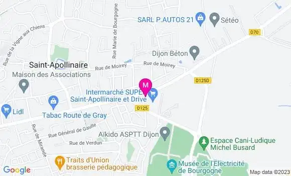 Localisation Intermarché