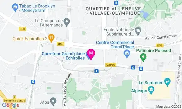 Localisation Station Carrefour