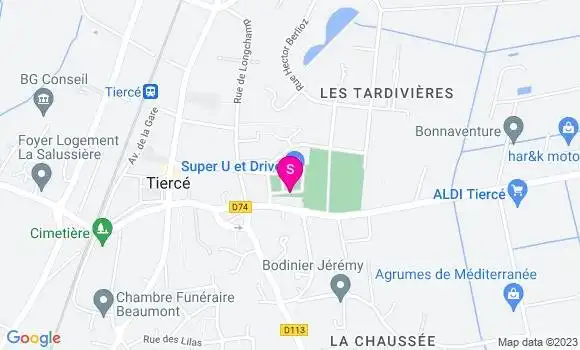 Localisation Super U