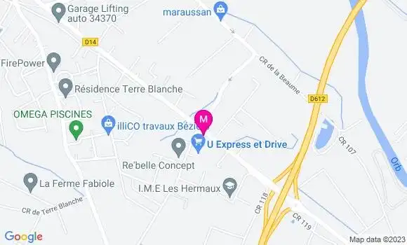 Localisation Station U