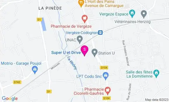 Localisation Station U