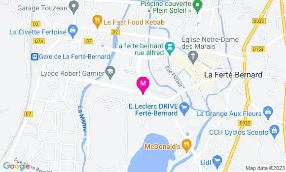 Localisation Station Leclerc