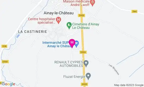 Localisation Intermarché Station