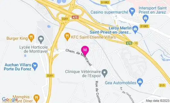 Localisation Auchan