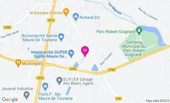 Localisation Intermarché Station
