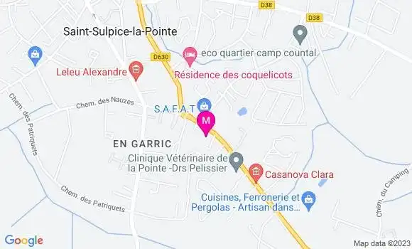 Localisation Garage Gomez et Fils