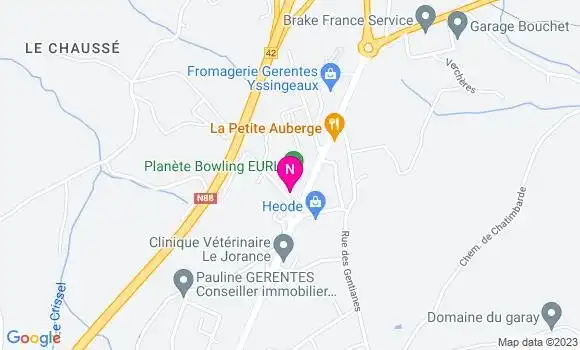 Localisation Etablissements Jvf